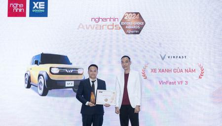VinFast VF 3 chiến thắng giải thưởng "Xe xanh của năm" tại Editors' Choice Awards 2024